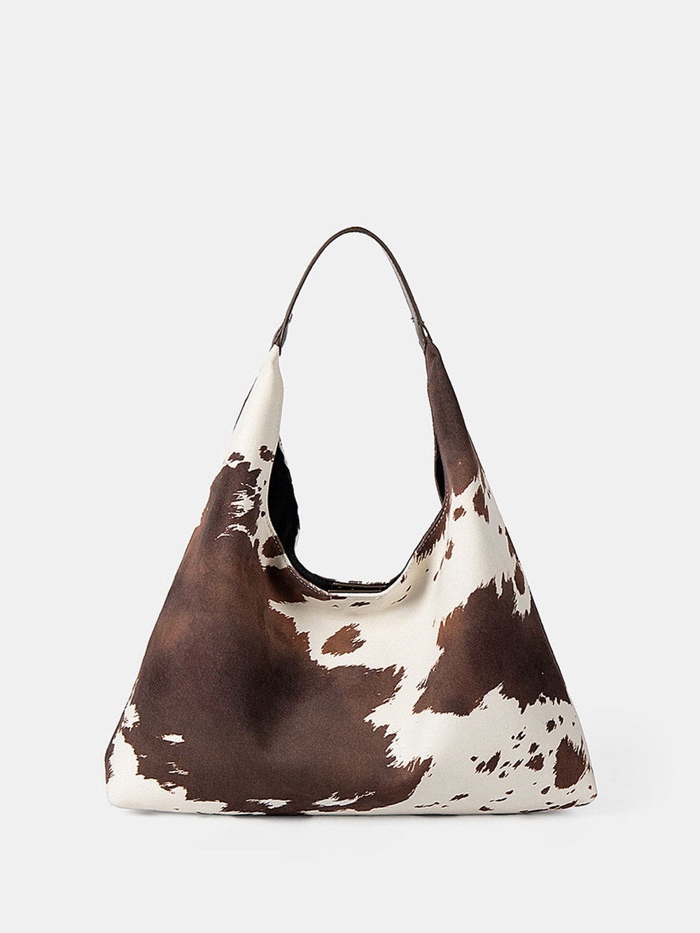 Commense Cow Print Hobo Bag
